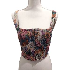 Wild Fable Floral Tapestry Crop Top
